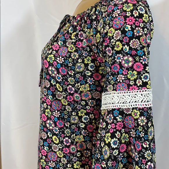 FLORAL BLOUSE - Picture 4 of 7